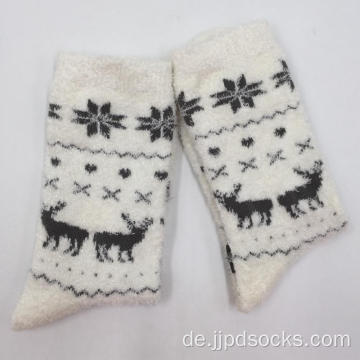 Klassische Hirsch-Feder-Garn gemütliche Socken